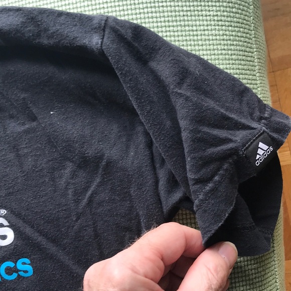 Adidas black Tshirt size youth medium - Picture 3 of 3